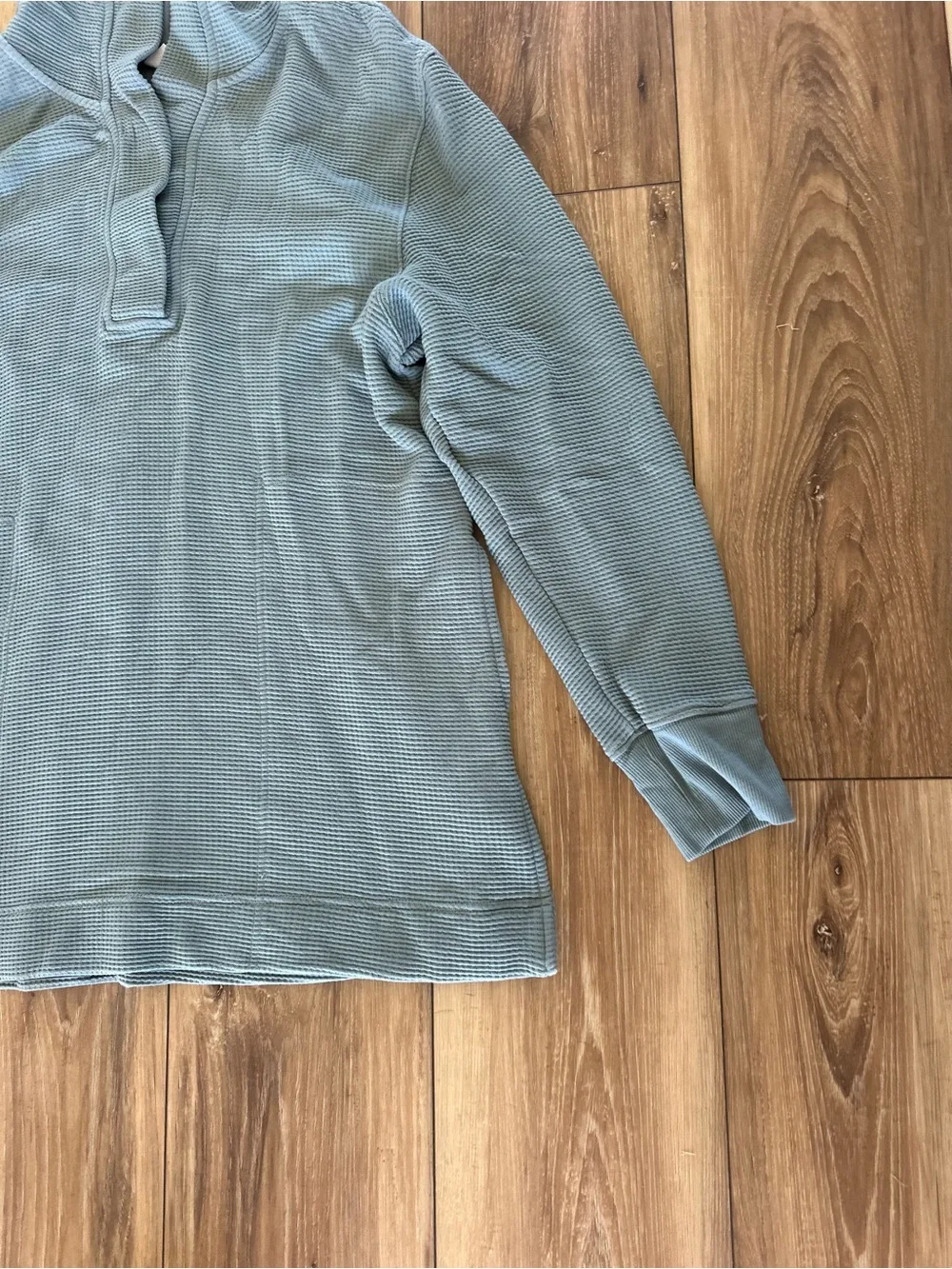 Athleta womens coaster luxe waffle hoodie size medium